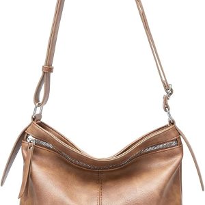 Shiraleah Aster Saddle Brown Vegan Mini Cross Body Bag